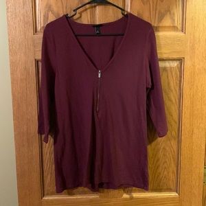 Torrid foxy zip front